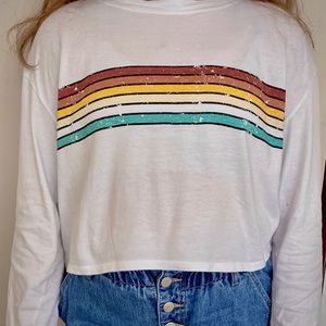 Rainbow Striped Shirt